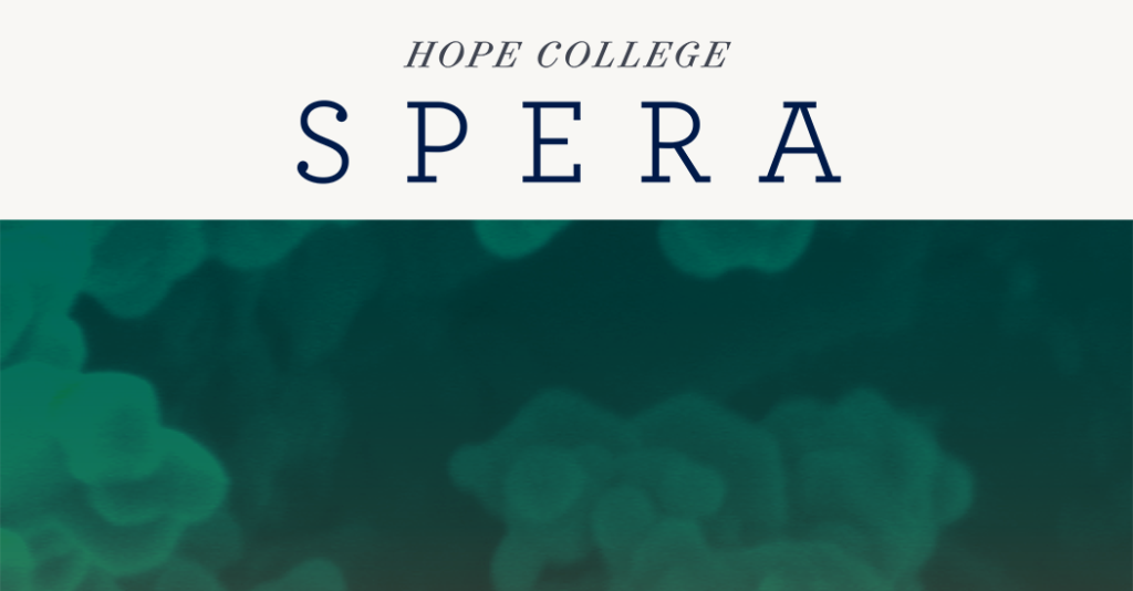 2018 Cover: Hope College Spera - Spotlight on Faculty Research and Scholarly Work