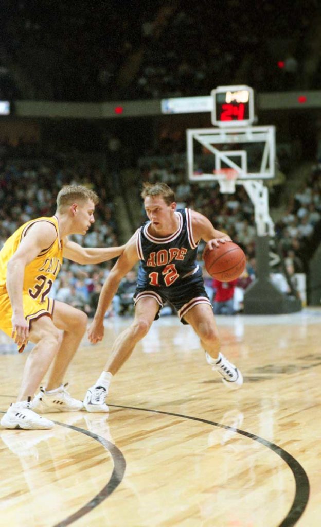 Joel Holstege ’98, two-time first-team Division III All American