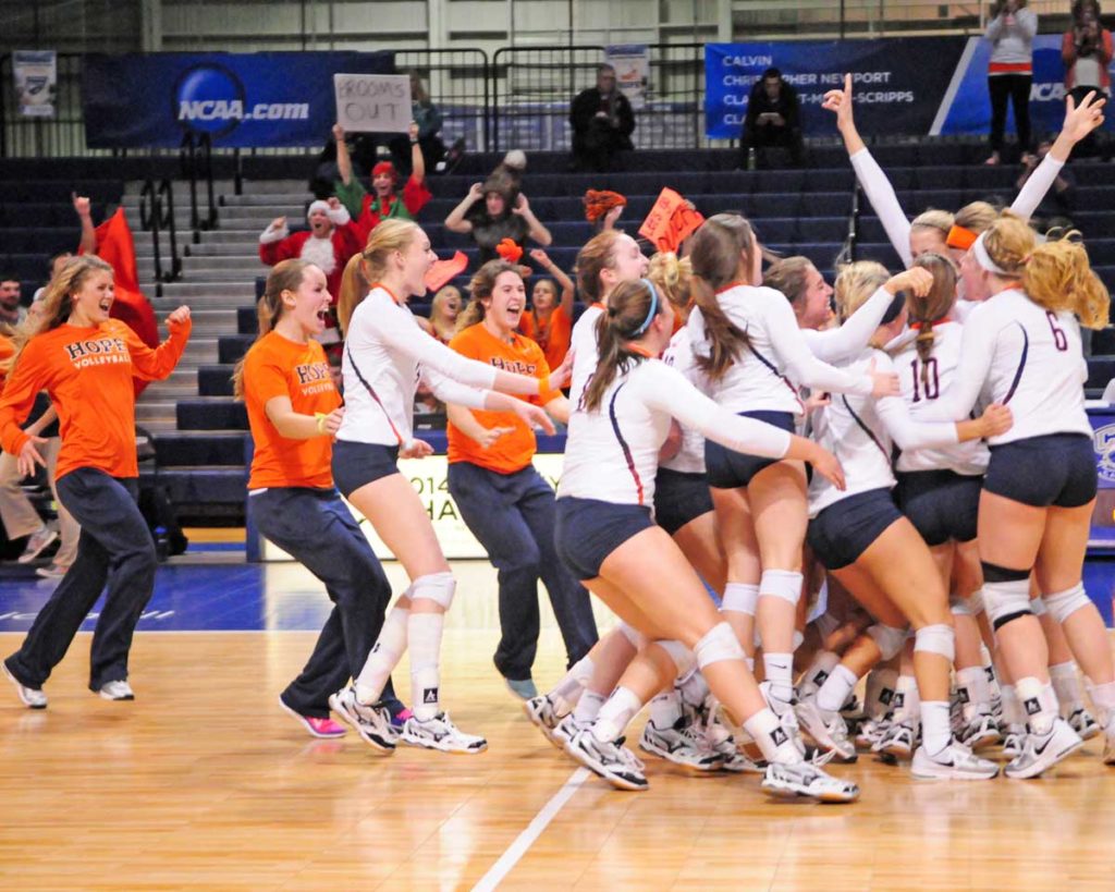 NCAA Division III national volleyball champions, 2014