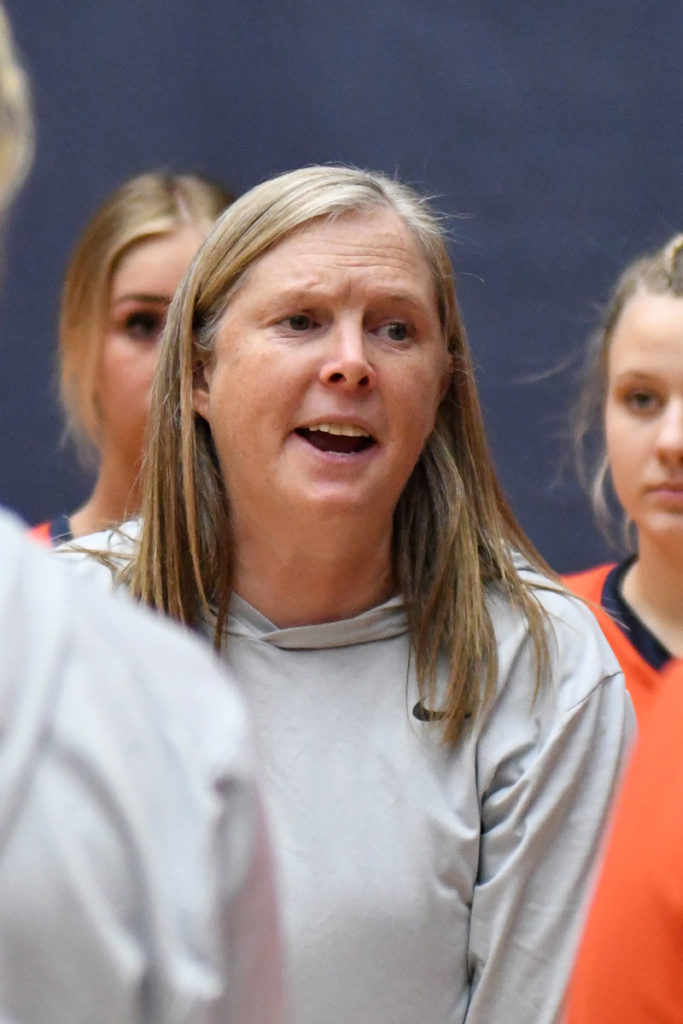 Coach Becky Schmidt, Volleyball